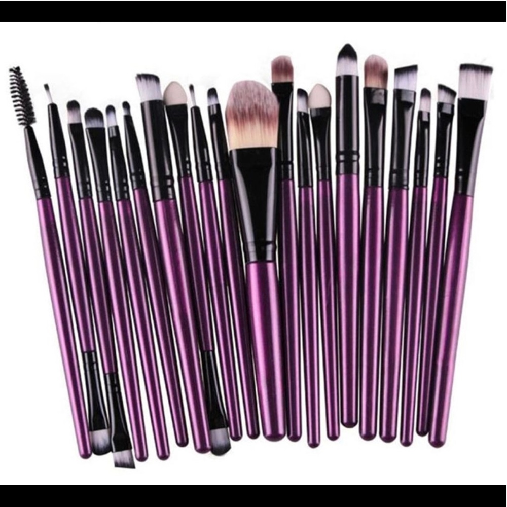 20 piece makeup brush set